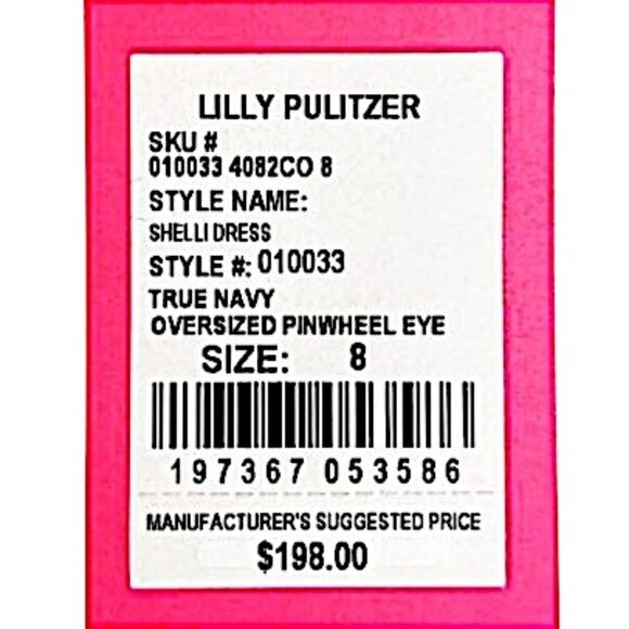 Lilly Pulitzer Shelli Eyelet Mini Dress in True Navy NWT - Size 8 - Picture 8 of 9